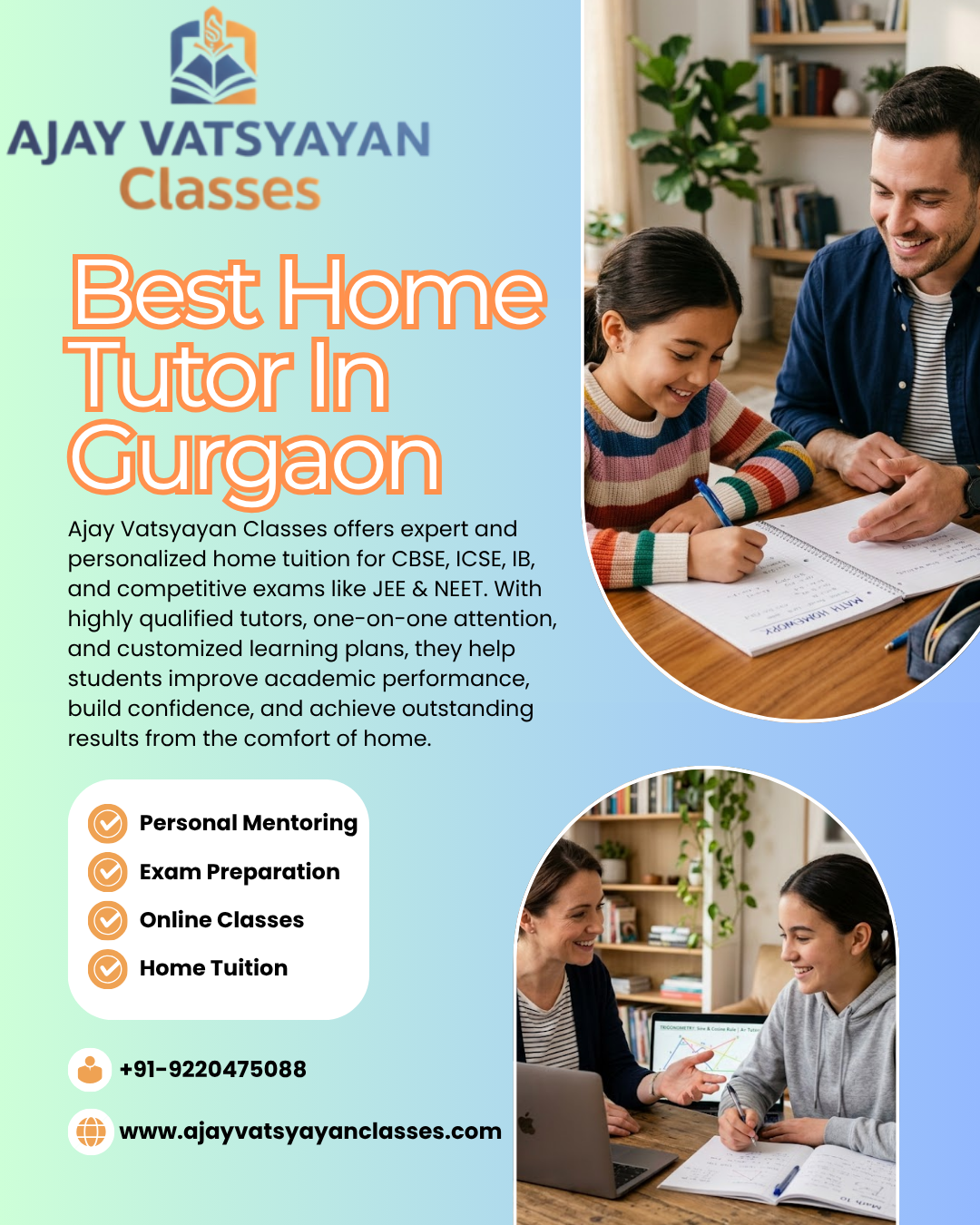 best home tutor in sushantlok